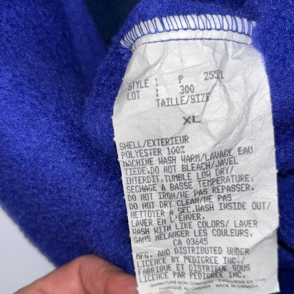 PATAGONIA VINTAGE blue fleece sweater men's XL - Picture 2 of 3